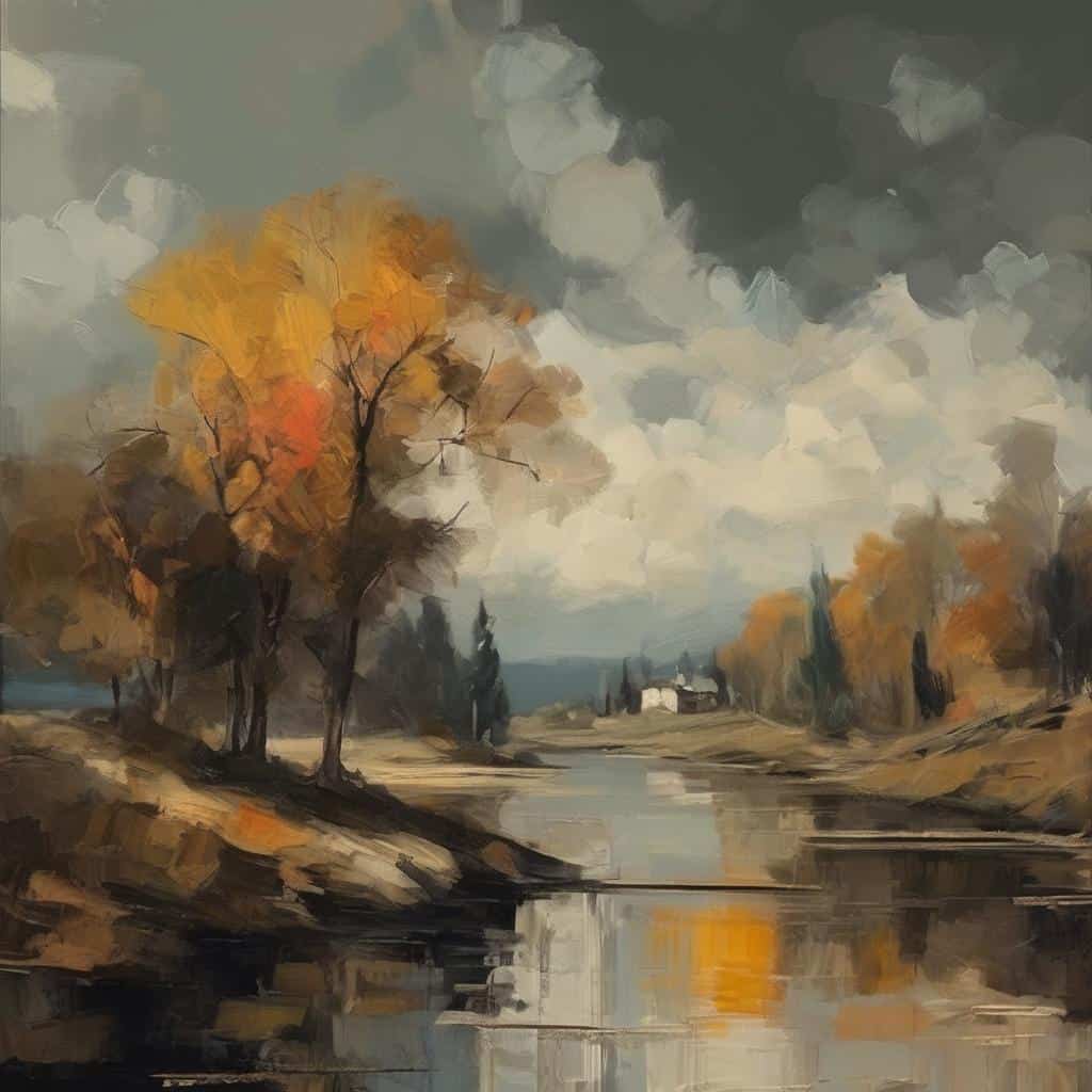 Ουρανοξύστες και σύννεφα σε ηλιοβασίλεμα με ονειρική ατμόσφαιρα και φυσική ομορφιά.