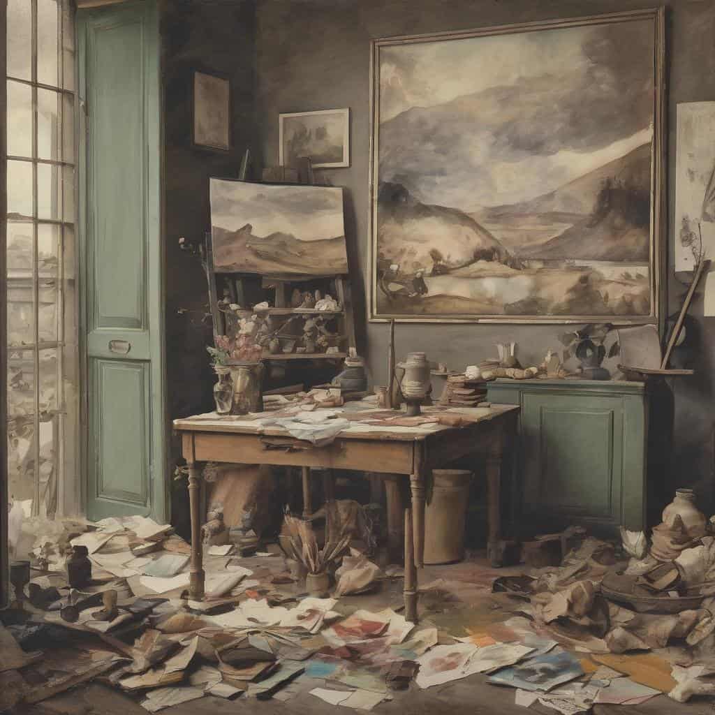 Παλάτι τέχνης και δημιουργίας στον χώρο της τέχνης στο διαδίκτυο, τυπικά έργα ζωγραφικής και καλλιτεχνικές προκλήσεις.