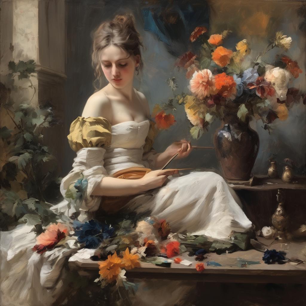 Το στυλ και οι τεχνικές του ζωγράφου